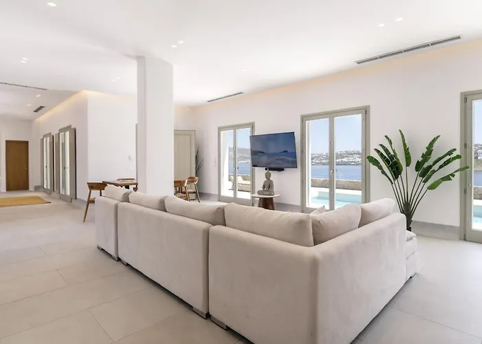 Вилла Denia Seaside Mykonos, Private Heated Pool! *