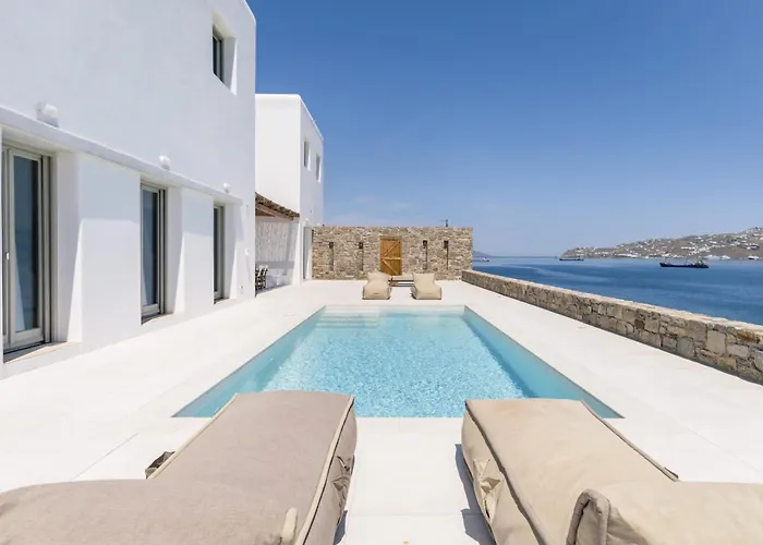 Вилла Denia Seaside Mykonos, Private Heated Pool! *